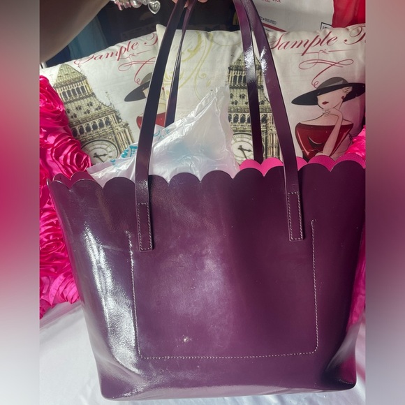 KATE‎ SPADE.bag ,totes
 large patent leather - Mahogany - Picture 3 of 16